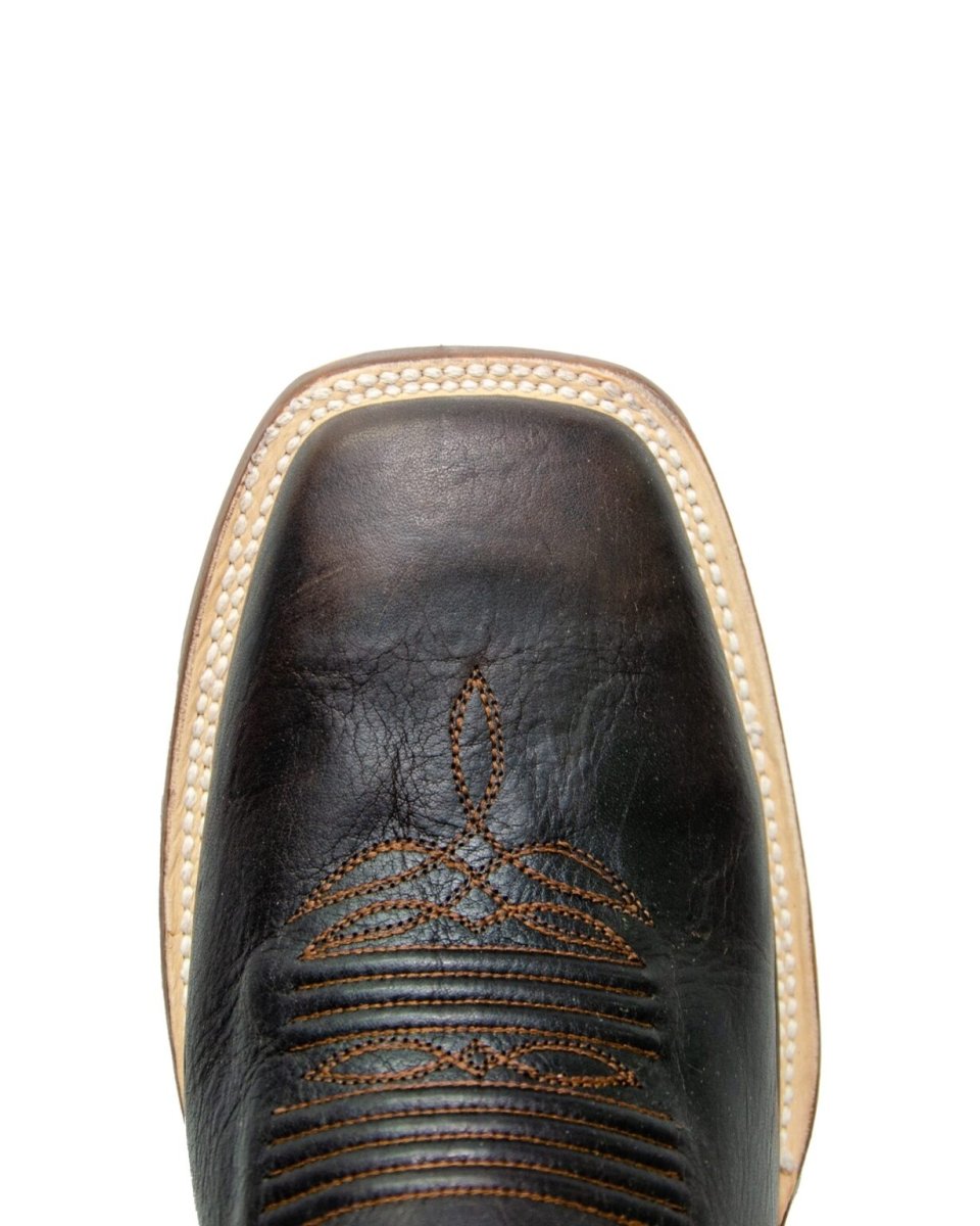 RANCHO SEMENTAL MEN’S Damiana Brown Western Boots Whit Brown Top - Rancho Sementalvariable