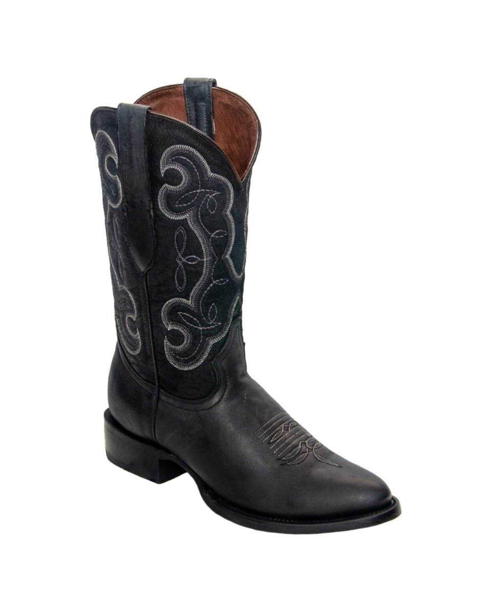 REPARO TX Men’s Liga Black Western Boots Black Top - Rancho Sementalvariable