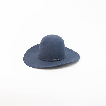 RODEO KING Denim 7X Open Crown 4.5" Brim Felt Cowboy Hat - Rancho Sementalvariable