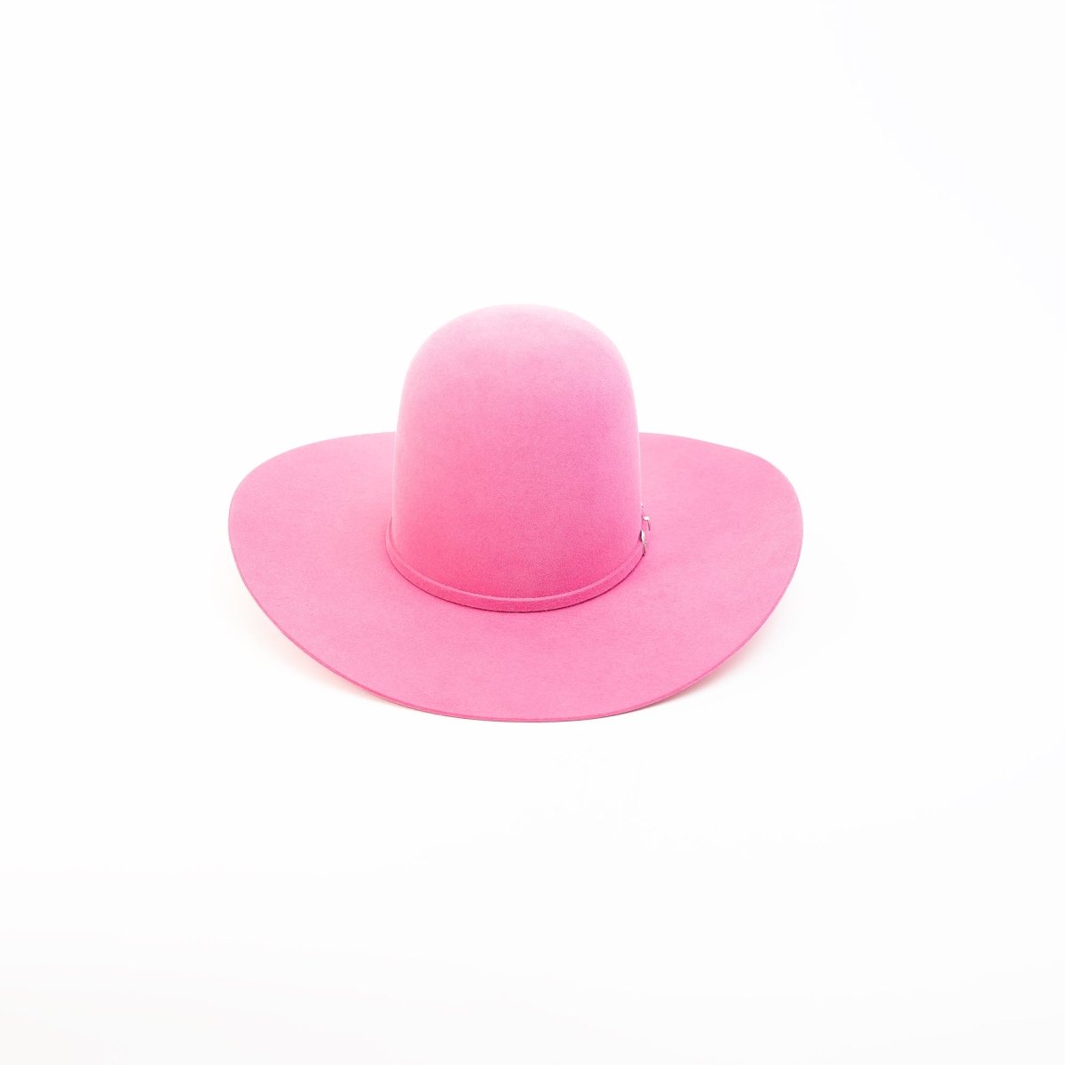 RODEO KING Hot Pink 7X Open Crown 4.5" Brim Felt Cowboy Hat - Rancho Sementalvariable