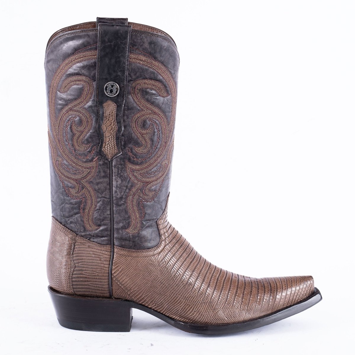 TANNER MARK EXOTIC LEATHER Lizard MD KT Cowboy Boots Snip Toe - Rancho Sementalvariable