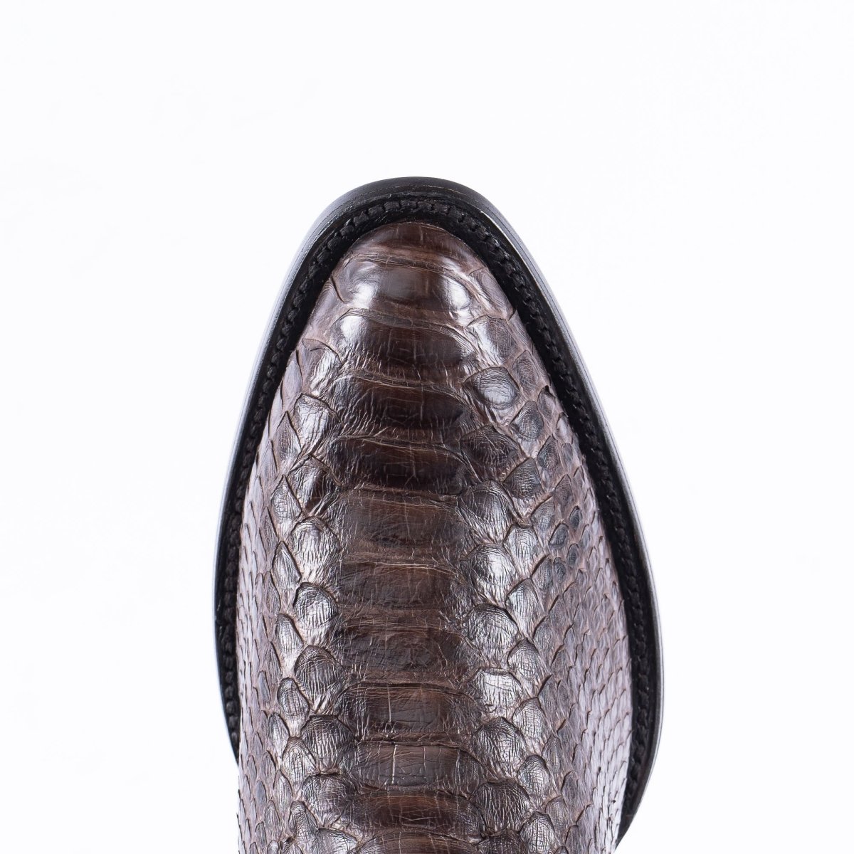 TANNER MARK EXOTIC LEATHER Python MD KT Cowboy Boots Round Toe - Rancho Sementalvariable