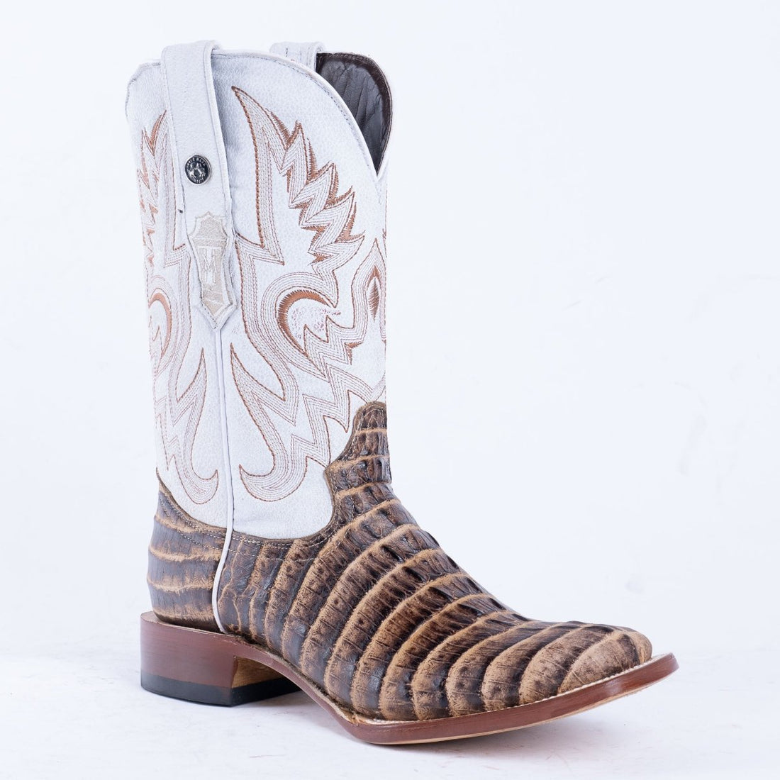 TANNER MARK MEN'S Print Croc Tail Orix & Black Cowboy Boots - Rancho Sementalvariable