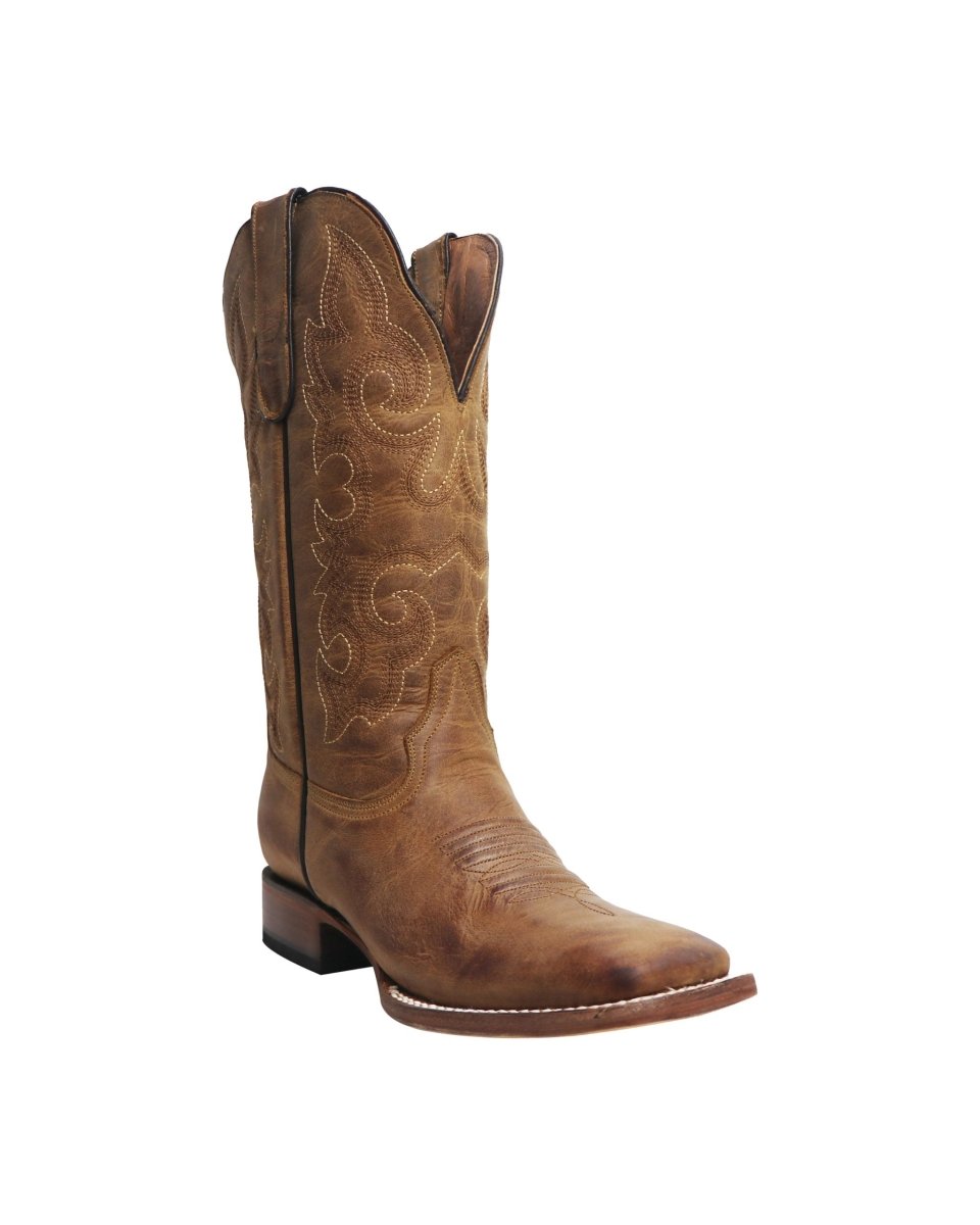 TANNER MARK WOMEN S Blaze Califronia Cognac Cowgirl Boots Whit Classic