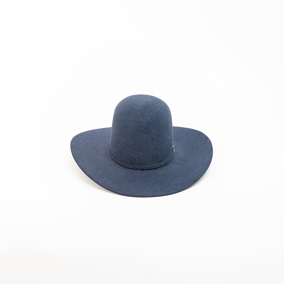 RODEO KING Denim 7X Open Crown 4.5" Brim Felt Cowboy Hat