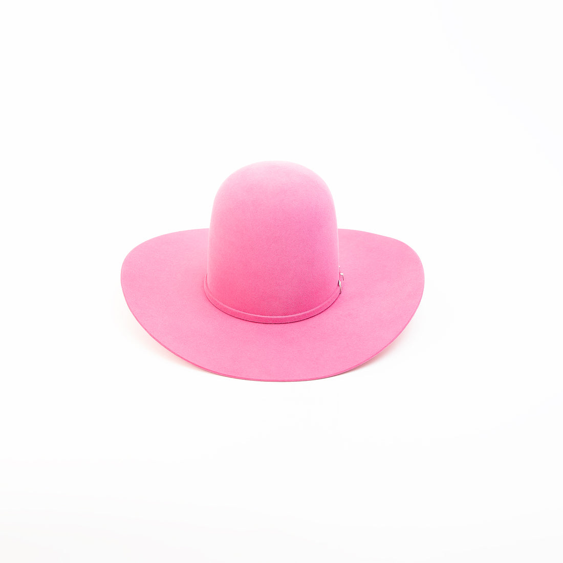 RODEO KING Hot Pink 7X Open Crown 4.5" Brim Felt Cowboy Hat