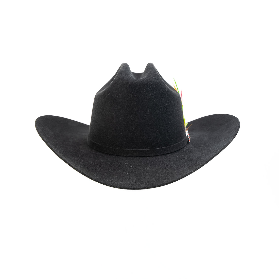 SEMENTAL Black 10X Sinaloa 4" Brim Felt Cowboy Hat