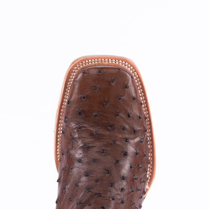 TANNER MARK MEN'S EXOTIC LEATHER Ostrich CC Kango Tabac Cowboy Boots