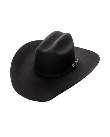 SEMENTAL 3X Wool Felt Marlboro Shape 4" Brim Felt Cowboy Hat