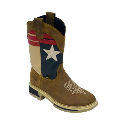 ACERO WORK BOOTS Crazy Cappuccino Whit Flag Top Bicolor Sole - Rancho Sementalvariable