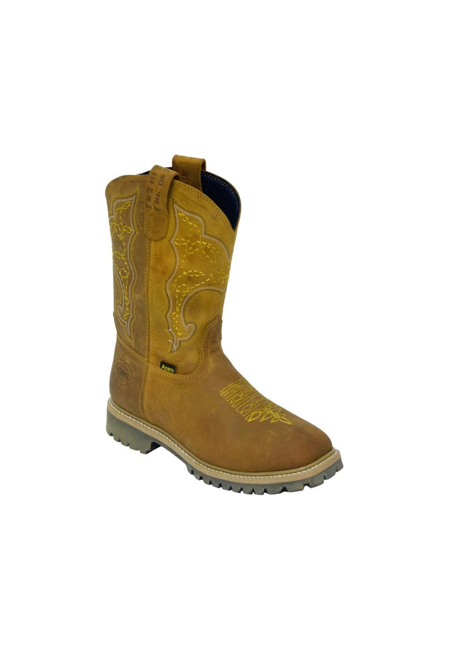 ACERO WORK BOOTS Crazy Honey Whit Tractor Sole - Rancho Sementalvariable