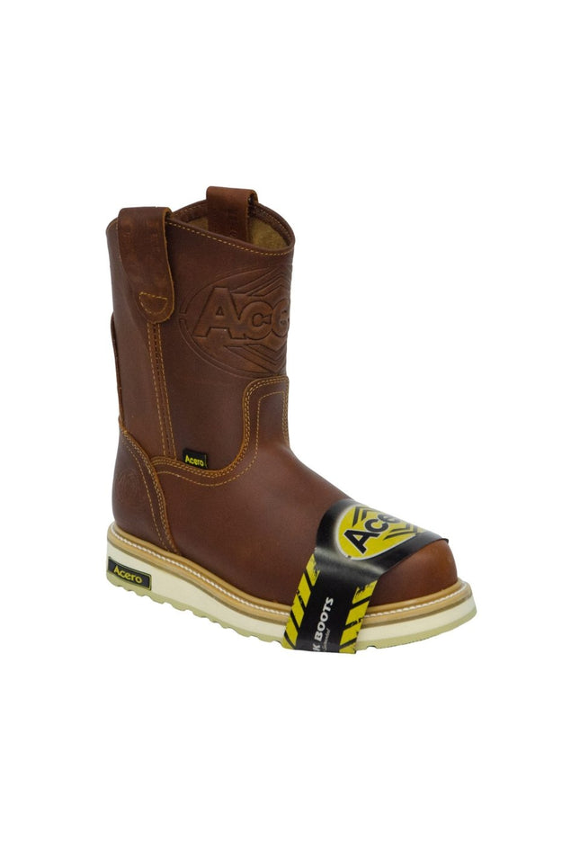 ACERO WORK BOOTS Oiled Honey Whit Rhino Sole Steel Toe - Rancho Sementalvariable