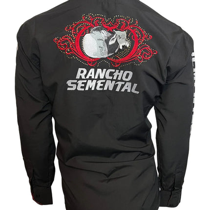 RANCHO SEMENTAL Black Long Sleeve Shirt - Rancho Sementalvariable