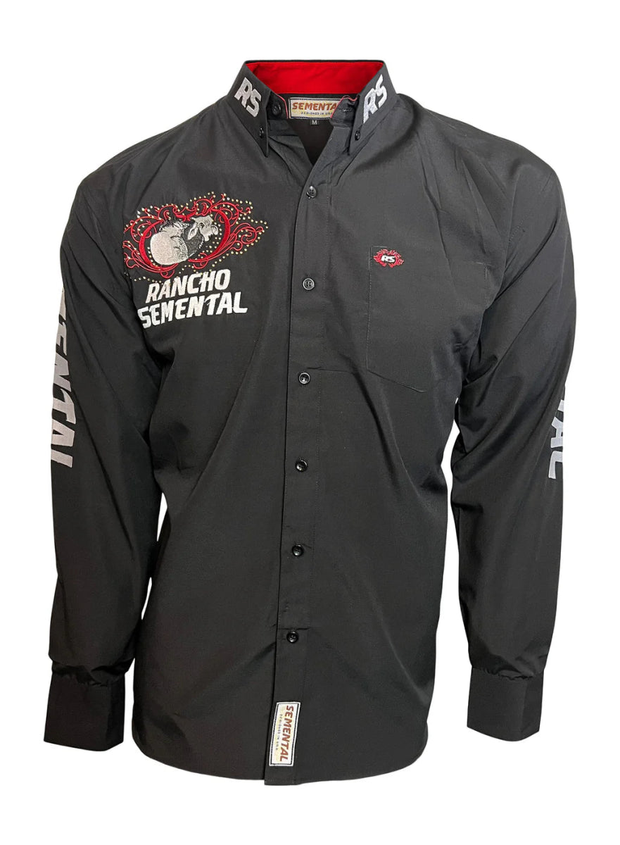 RANCHO SEMENTAL Black Long Sleeve Shirt - Rancho Sementalvariable