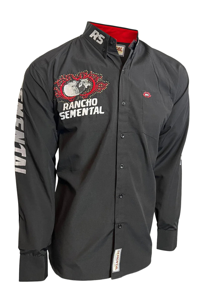 RANCHO SEMENTAL Black Long Sleeve Shirt - Rancho Sementalvariable