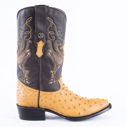 RANCHO SEMENTAL EXOTIC LEATHER Ostrich Orix Cowboy Boots - Rancho Sementalvariable
