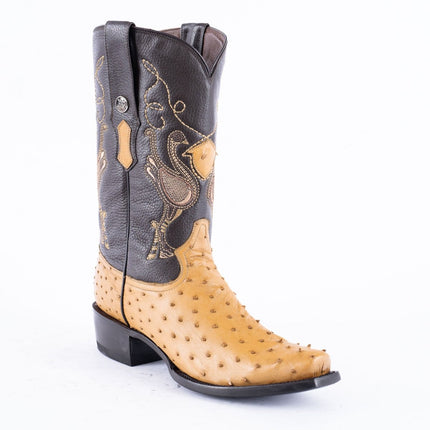 RANCHO SEMENTAL EXOTIC LEATHER Ostrich Orix Cowboy Boots - Rancho Sementalvariable