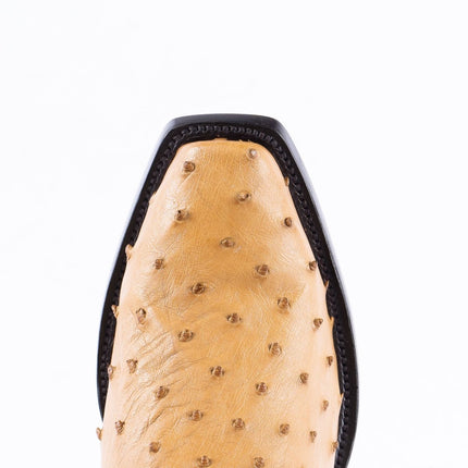 RANCHO SEMENTAL EXOTIC LEATHER Ostrich Orix Cowboy Boots - Rancho Sementalvariable