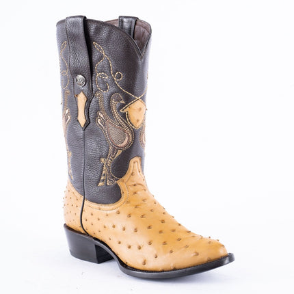 RANCHO SEMENTAL EXOTIC LEATHER Ostrich Orix Cowboy Boots - Rancho Sementalvariable