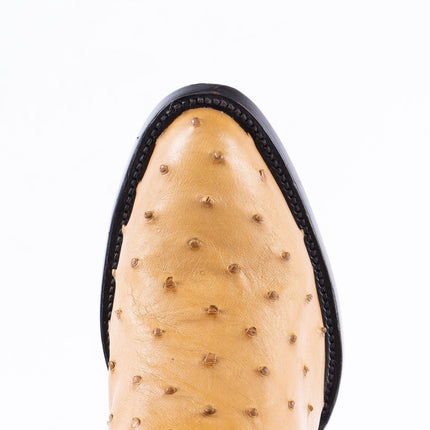 RANCHO SEMENTAL EXOTIC LEATHER Ostrich Orix Cowboy Boots - Rancho Sementalvariable