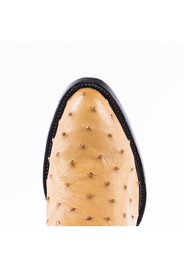 RANCHO SEMENTAL EXOTIC LEATHER Ostrich Orix Cowboy Boots - Rancho Sementalvariable