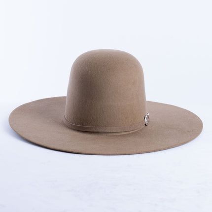 RANCHO SEMENTAL Fawn 3X Open Crown 4.5" Brim Felt Cowboy Hat - Rancho Sementalvariable