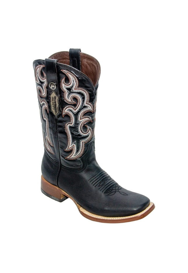 RANCHO SEMENTAL MEN’S Damiana Black Western Boots Whit Black Top - Rancho Sementalvariable