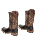 RANCHO SEMENTAL MEN’S Damiana Brown Western Boots Whit Brown Top - Rancho Sementalvariable