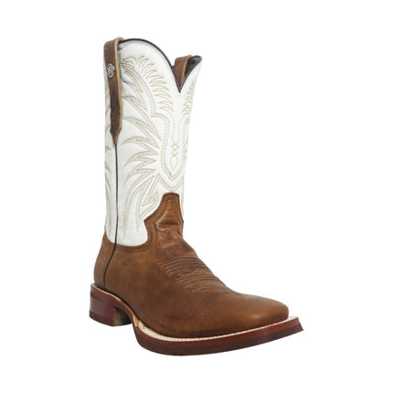 RANCHO SEMENTAL MEN'S Vento Paja Western Boots Whit White Top / Rubber Sole - Rancho Sementalvariable
