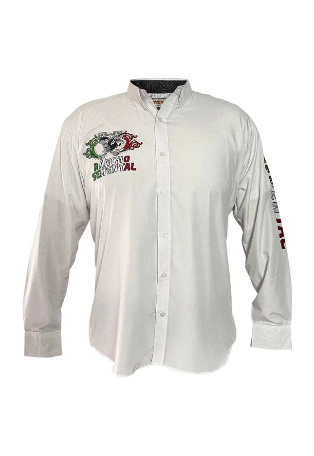 RANCHO SEMENTAL Mexico White Long Sleeve Shirt - Rancho Sementalvariable