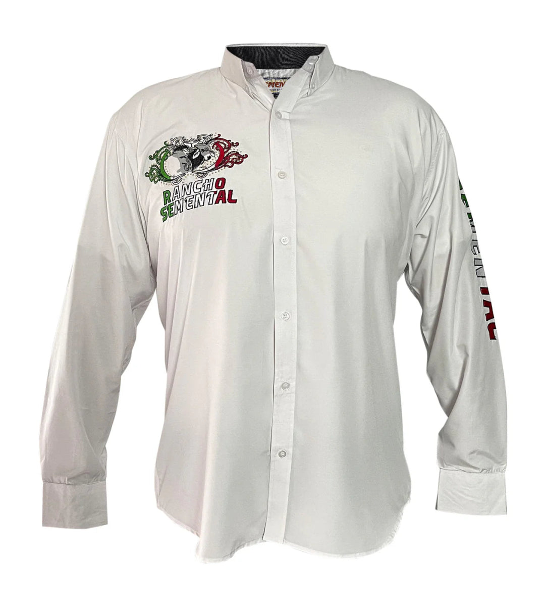 RANCHO SEMENTAL Mexico White Long Sleeve Shirt - Rancho Sementalvariable