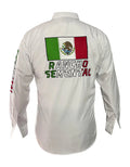 RANCHO SEMENTAL Mexico White Long Sleeve Shirt - Rancho Sementalvariable