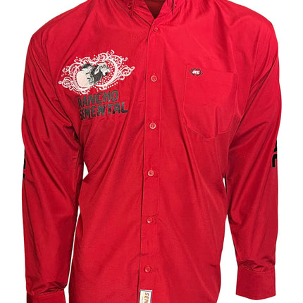 RANCHO SEMENTAL Red Long Sleeve Shirt - Rancho Sementalvariable
