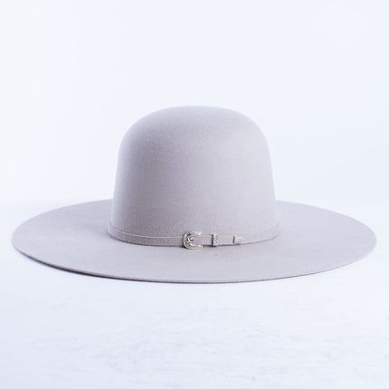 RANCHO SEMENTAL Silverbelly 3X Open Crown 4.5" Brim Felt Cowboy Hat - Rancho Sementalvariable