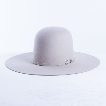 RANCHO SEMENTAL Silverbelly 3X Open Crown 4.5" Brim Felt Cowboy Hat - Rancho Sementalvariable