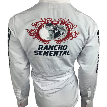 RANCHO SEMENTAL White Long Sleeve Shirt - Rancho Sementalvariable