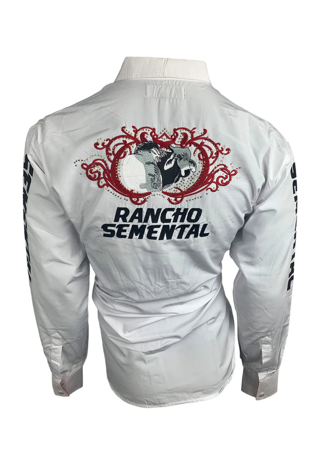RANCHO SEMENTAL White Long Sleeve Shirt - Rancho Sementalvariable