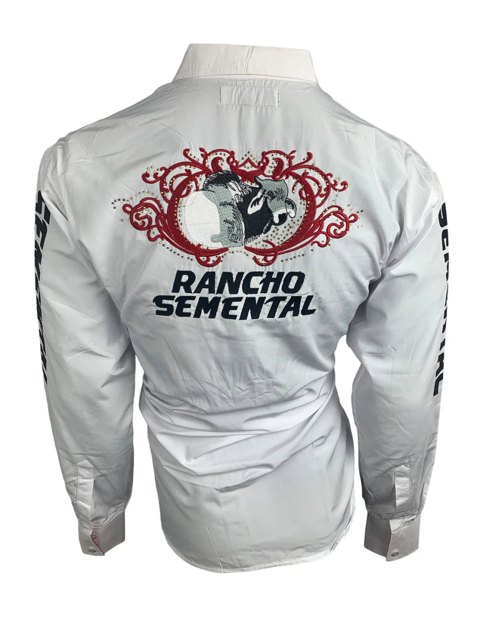 RANCHO SEMENTAL White Long Sleeve Shirt - Rancho Sementalvariable