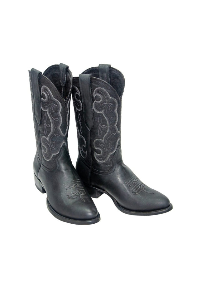 REPARO TX Men’s Liga Black Western Boots Black Top - Rancho Sementalvariable