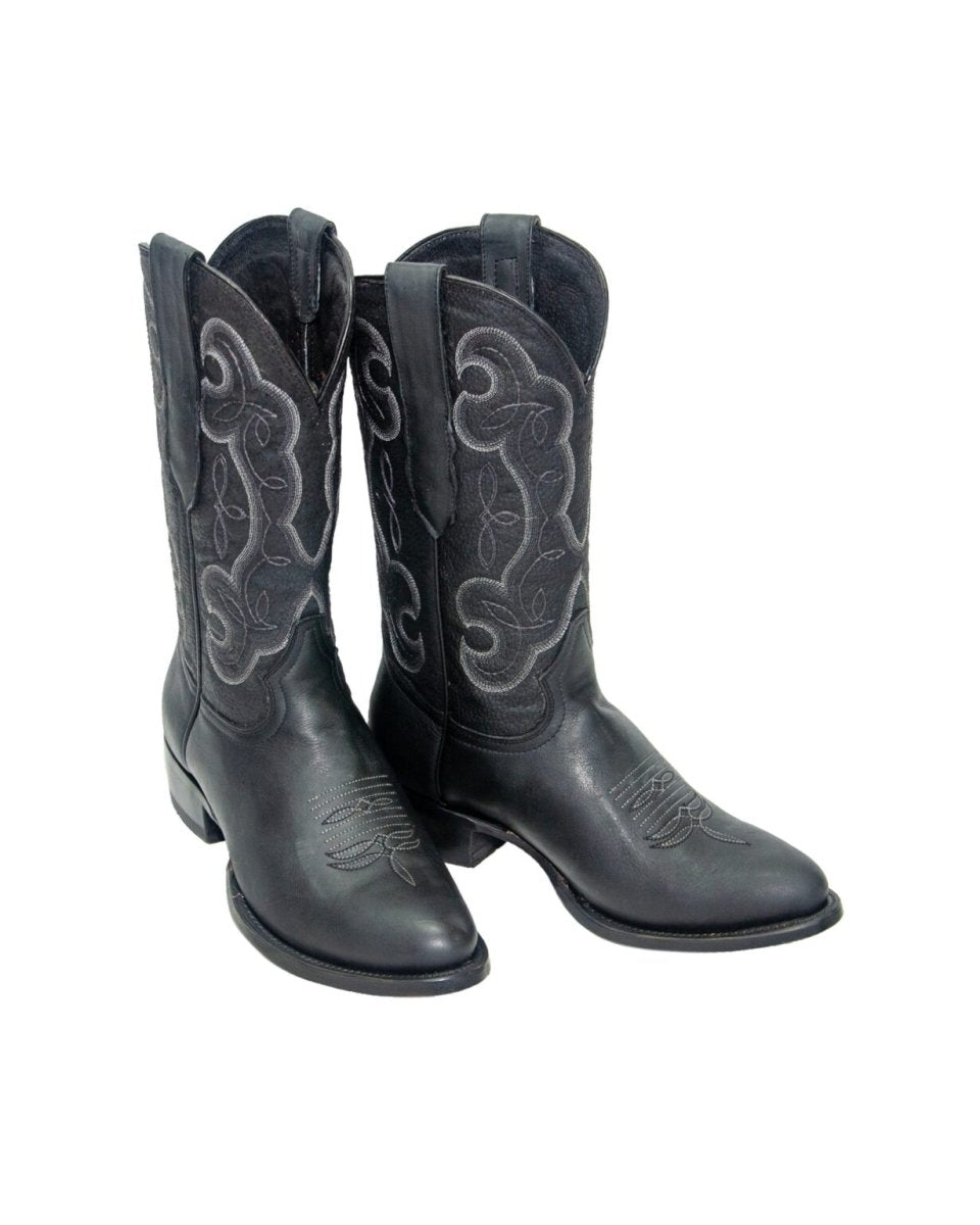 REPARO TX Men’s Liga Black Western Boots Black Top - Rancho Sementalvariable