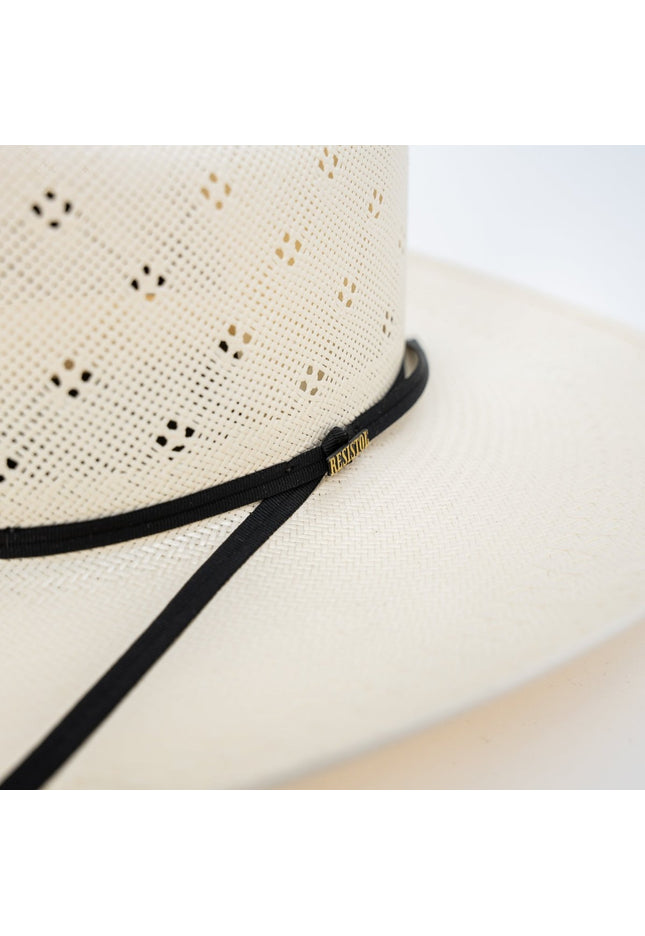 RESISTOL 20x Conley Cowboy Hat Straw Hat Natural - Rancho Sementalvariable