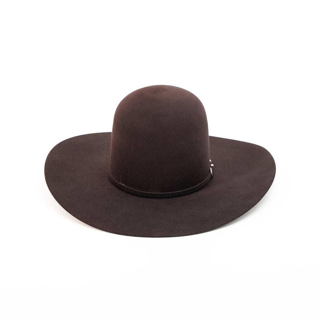 RODEO KING Black Cherry 10X Open Crown 4.5" Brim Felt Cowboy Hat - Rancho Sementalvariable