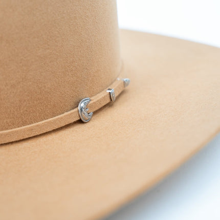 RODEO KING Camel 7X Open Crown 4.5" Brim Felt Cowboy Hat - Rancho Sementalvariable