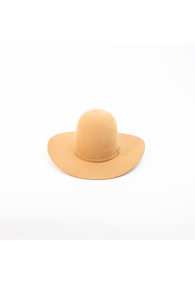 RODEO KING Camel 7X Open Crown 4.5" Brim Felt Cowboy Hat - Rancho Sementalvariable