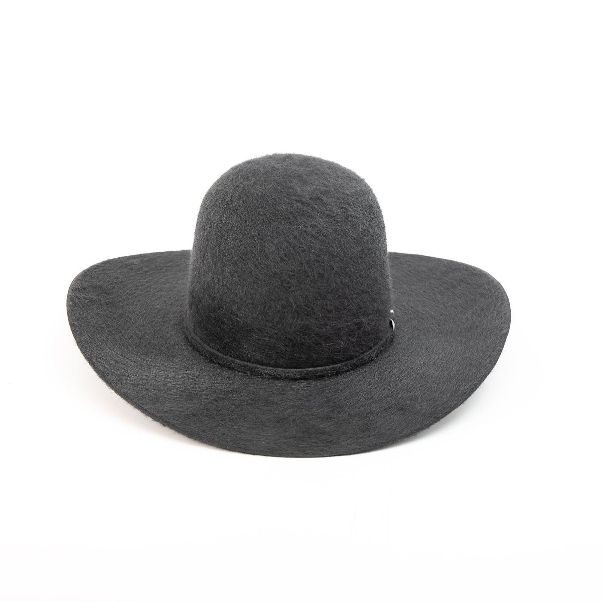 RODEO KING Charcoal 10X Open Crown 4.5" Brim Felt Cowboy Hat - Rancho Sementalvariable