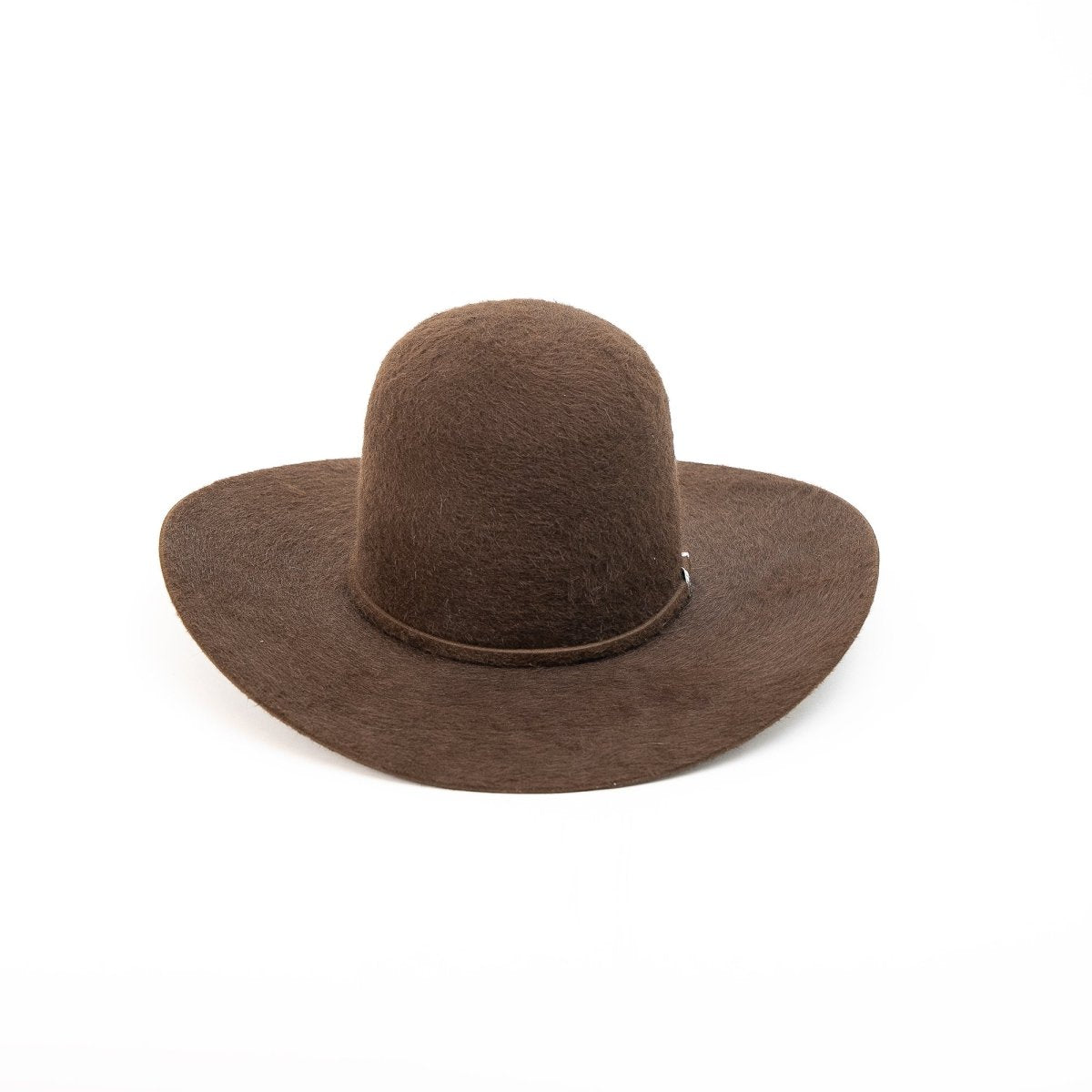 RODEO KING Chocolate 10X Open Crown 4.5" Brim Felt Cowboy Hat - Rancho Sementalvariable