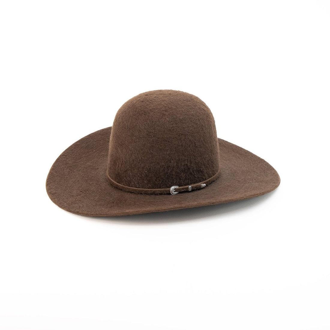 RODEO KING Chocolate 10X Open Crown 4.5" Brim Felt Cowboy Hat - Rancho Sementalvariable