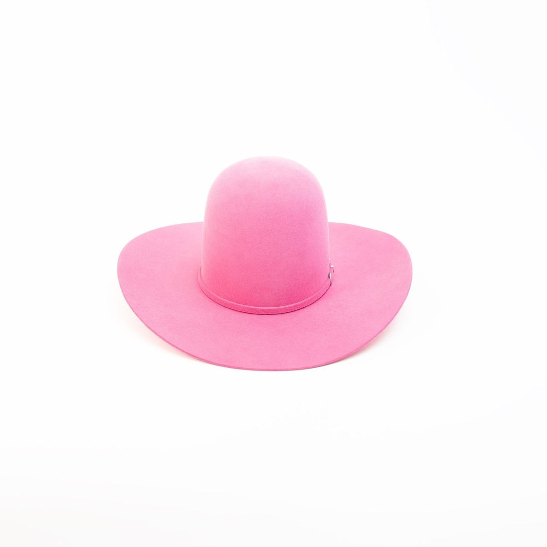 RODEO KING Hot Pink 7X Open Crown 4.5" Brim Felt Cowboy Hat - Rancho Sementalvariable