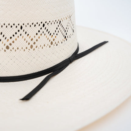 RODEO KING Ivory Coast 25X Open Crown 5" Brim Straw Cowboy Hat - Rancho Sementalvariable