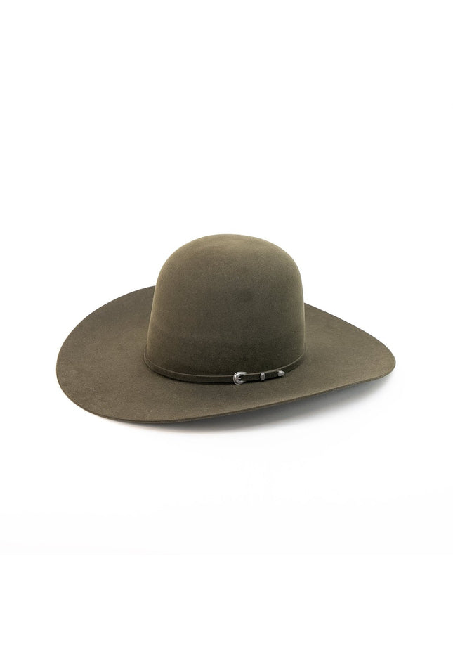 RODEO KING Mosgreen 7X Open Crown 4.5" Brim Felt Cowboy Hat - Rancho Sementalvariable